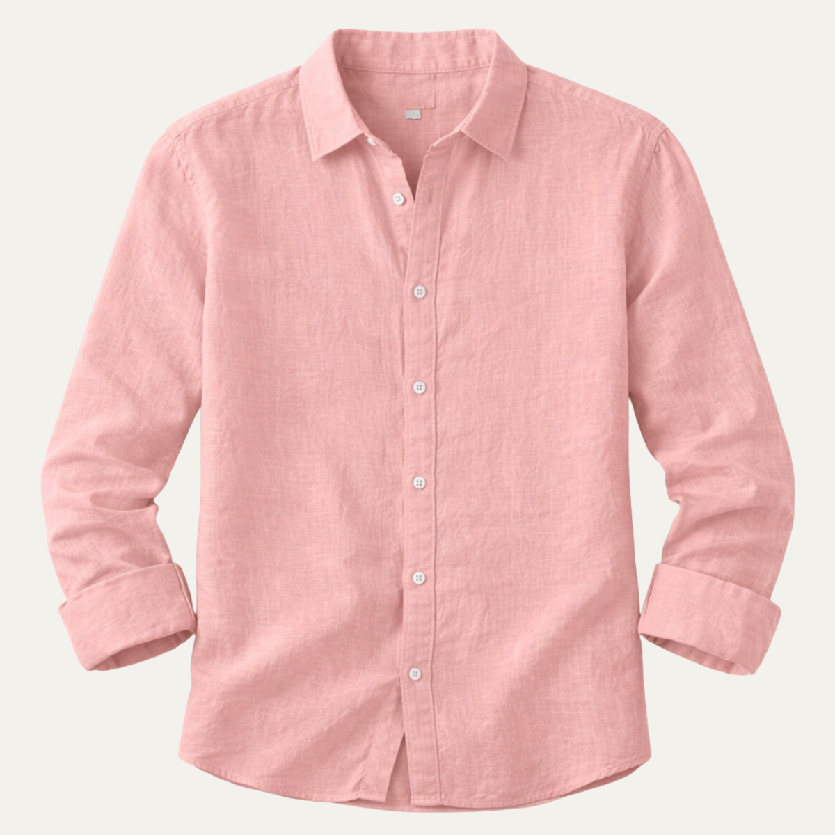 The Willowcrest Park Men's Lightweight Linen Summer Casual Button-Up Shirt