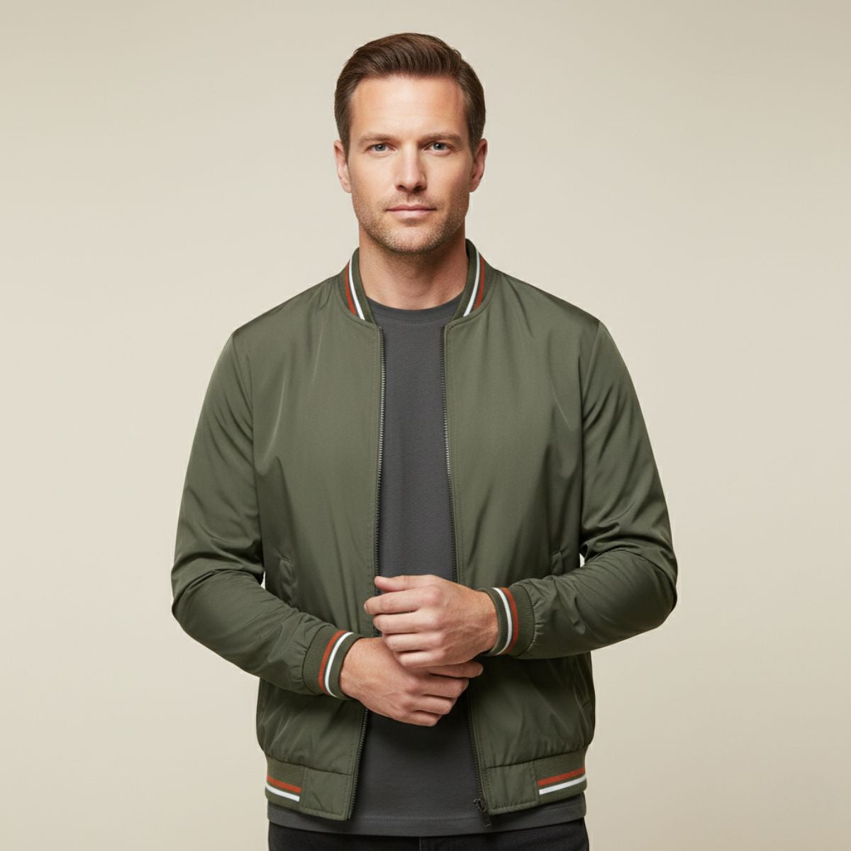 The Balmoral Bomber Jacket – Slim Fit Casual Zip Up