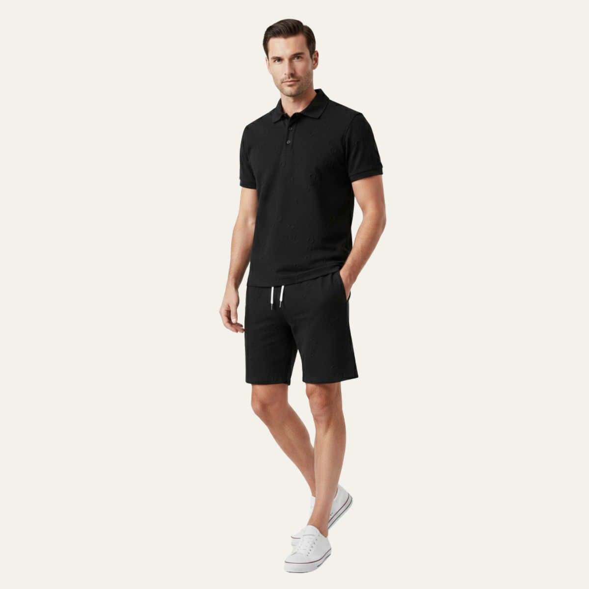 The Silverwood Men’s Lightweight Beachwear Set – Shirt & Shorts Set