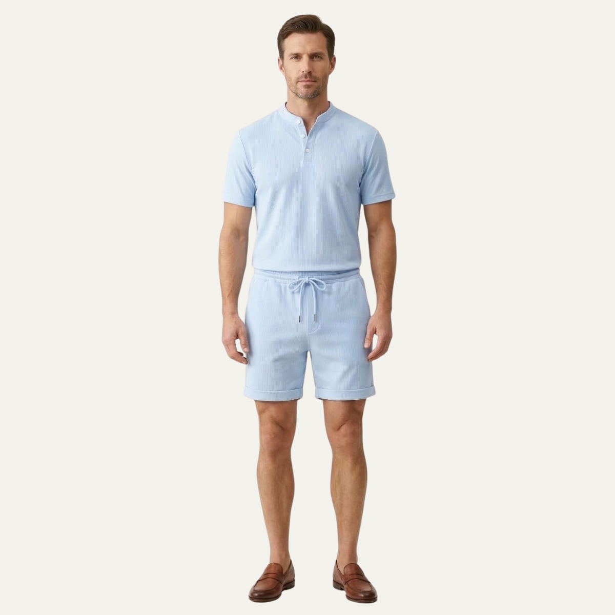 The Pinevalley Men’s Casual Summer Set – T-Shirt & Shorts