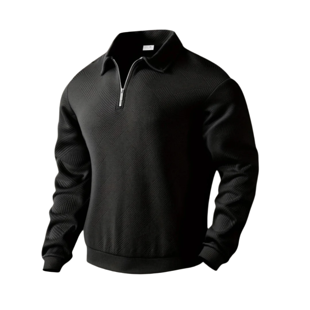 The Wexham Knit Quarter Zip Sweater for Men
