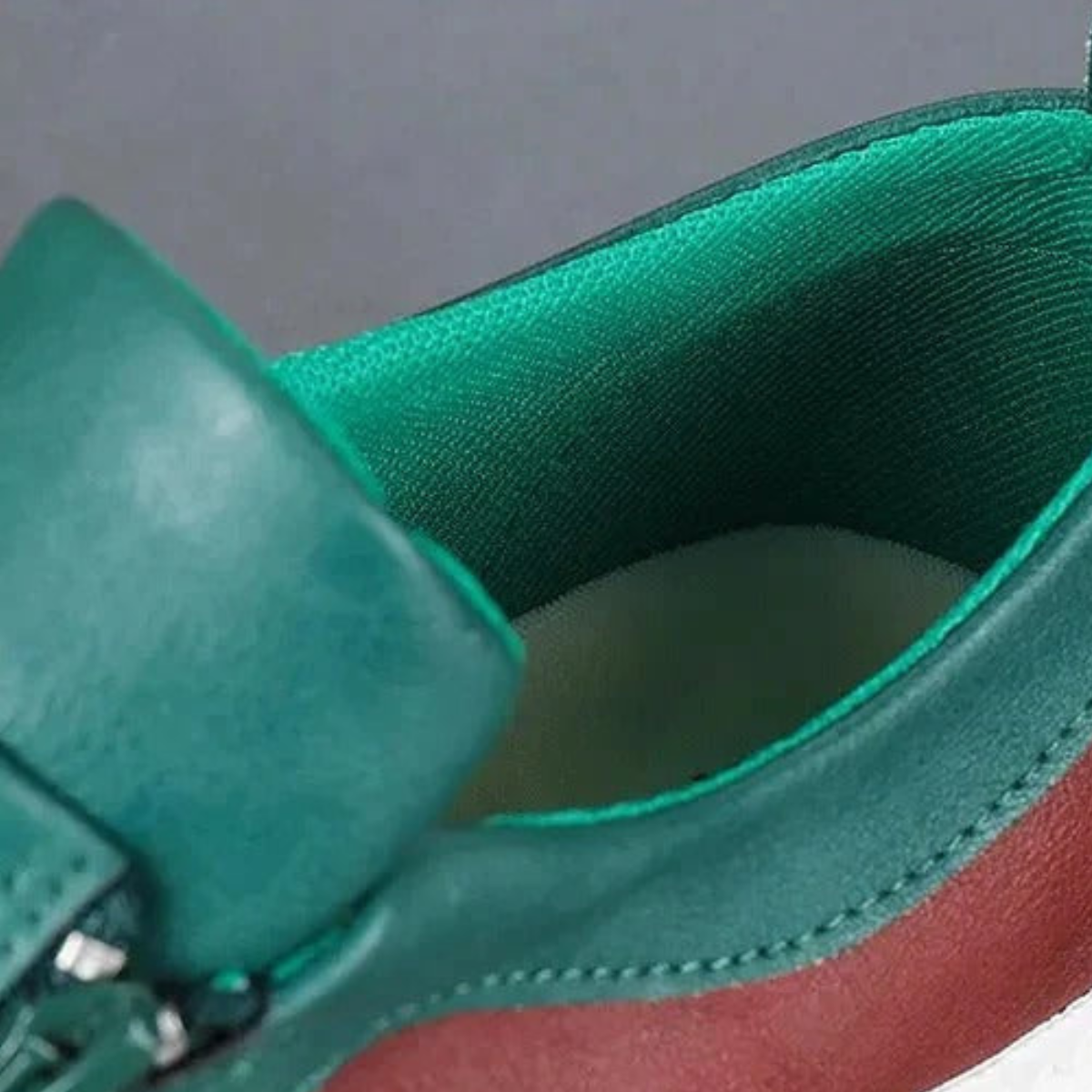 The Rome Men’s Leather Sneakers - Luxury Designer Shoes with Zip