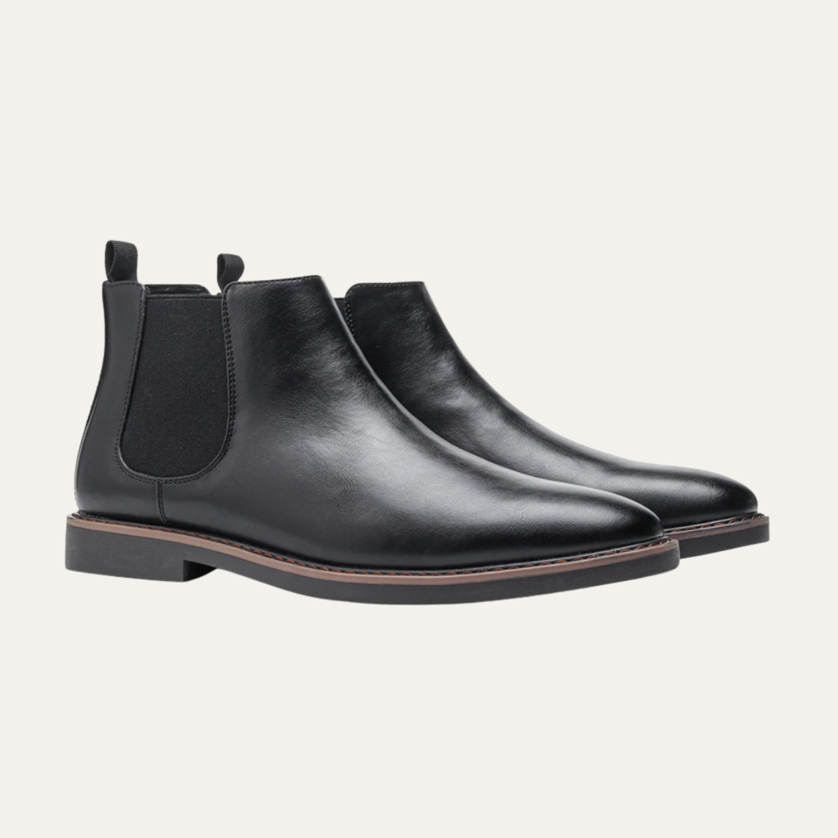 The Mantova Men’s Classic Retro Slip On Ankle Leather Chelsea Boots