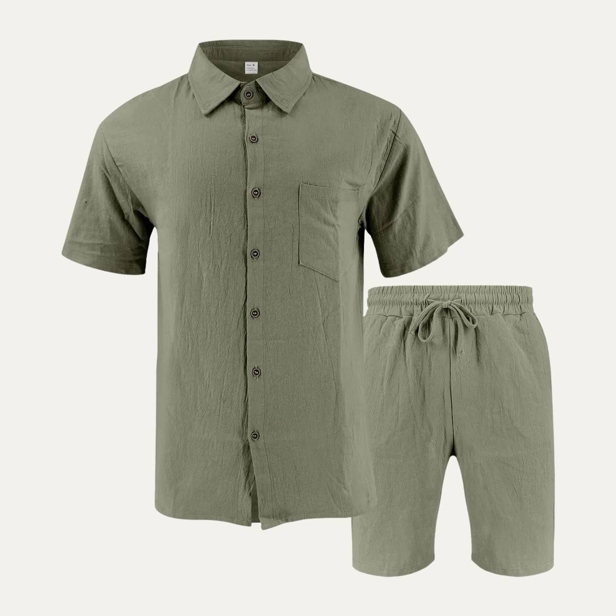 The Wexley Men’s Summer Retro Beach Set – Shirt &amp; Shorts