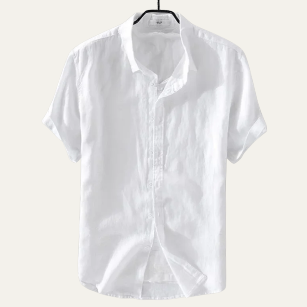 The Montland Men’s Lightweight Cotton Linen Relaxed Fit Shirt