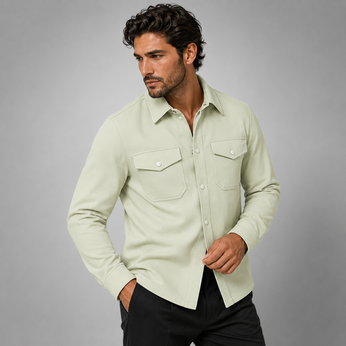 The Riviera Lightweight Men’s Shirt Jacket