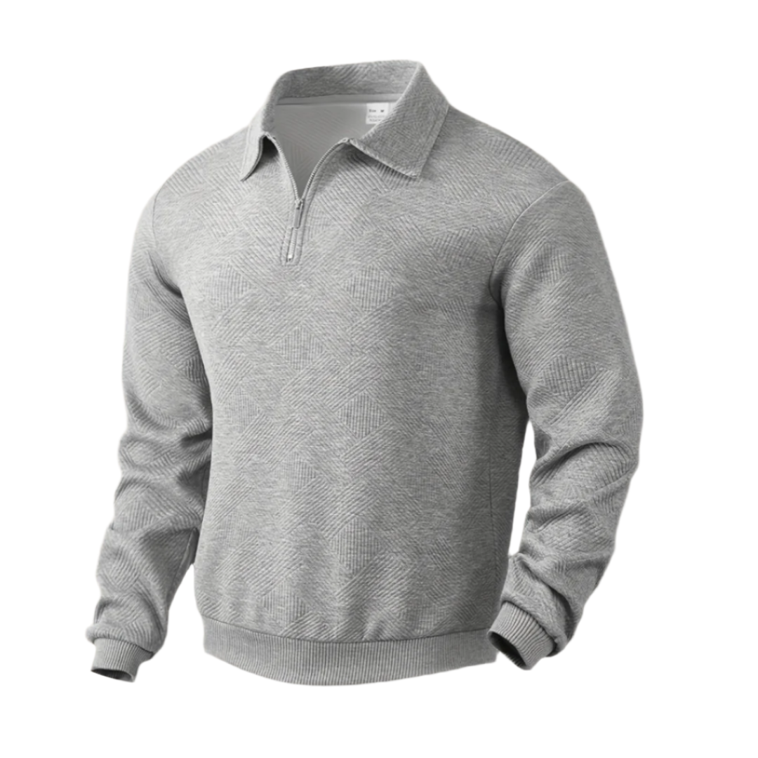 The Wexham Knit Quarter Zip Sweater for Men