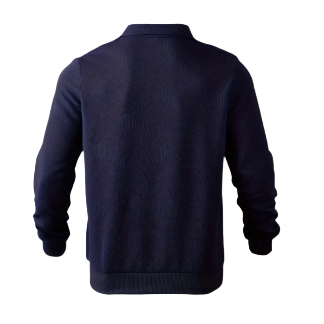 The Wexham Knit Quarter Zip Sweater for Men
