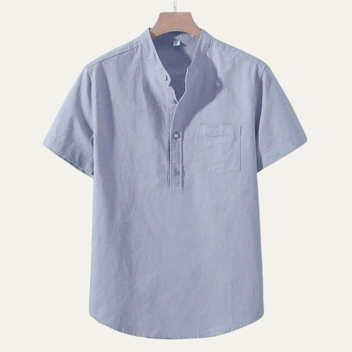 The Lakewood Hill Men’s Breathable Cotton Linen Shirt