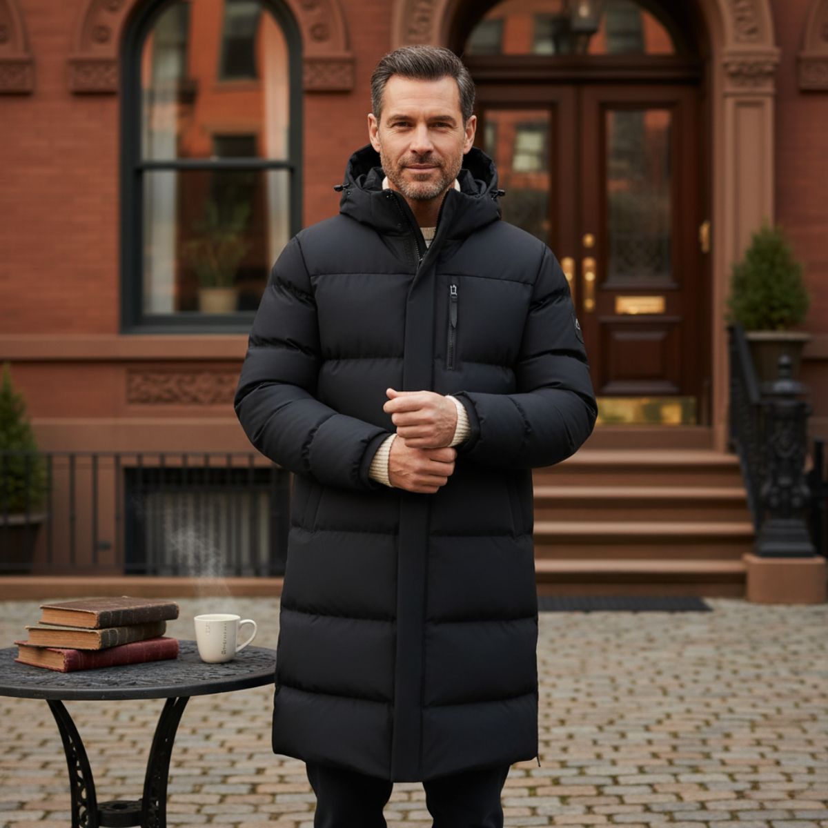 The Wickham Men's Insulated Longline Puffer Coat