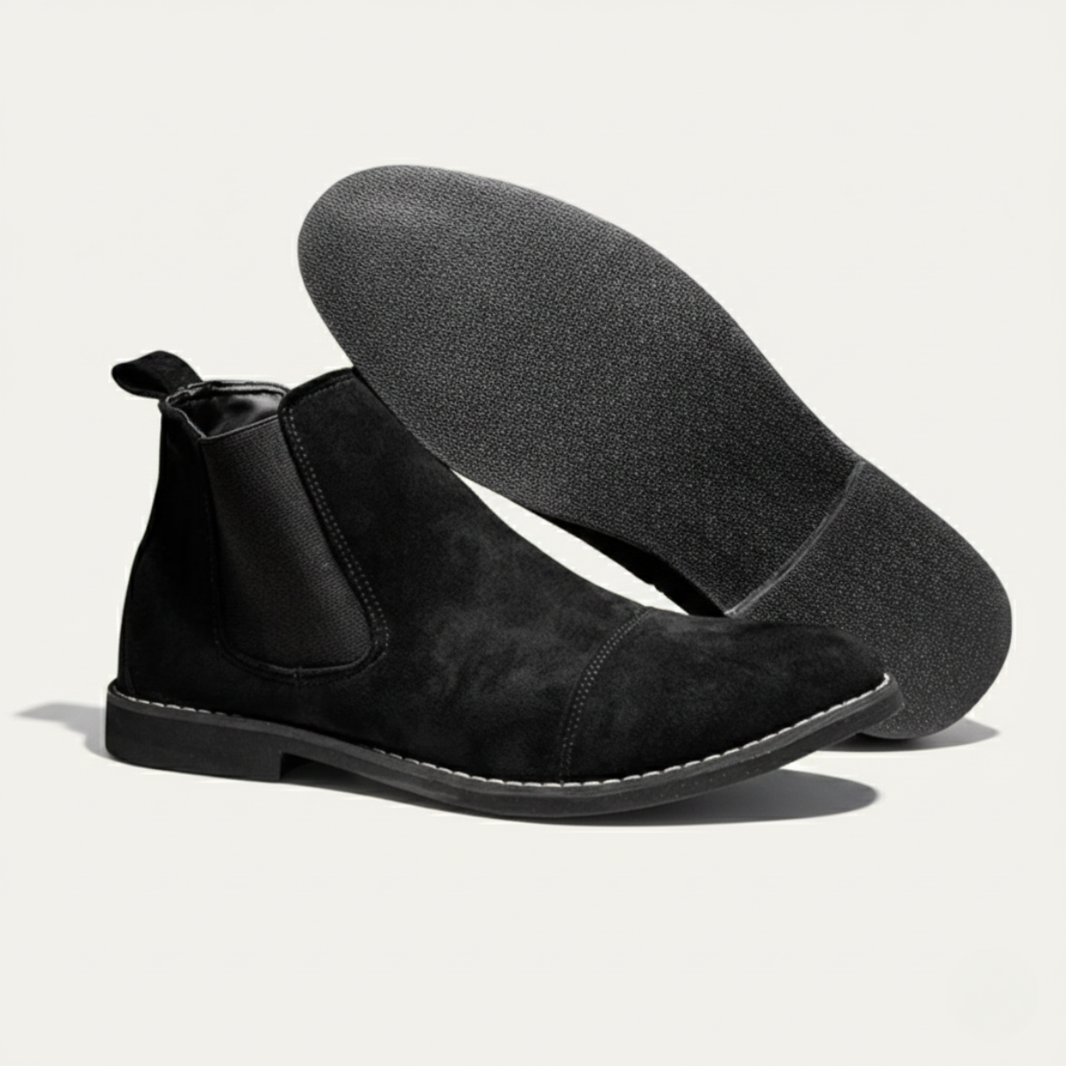 The Harris Men’s Classic Slip On Suede Chelsea Boots