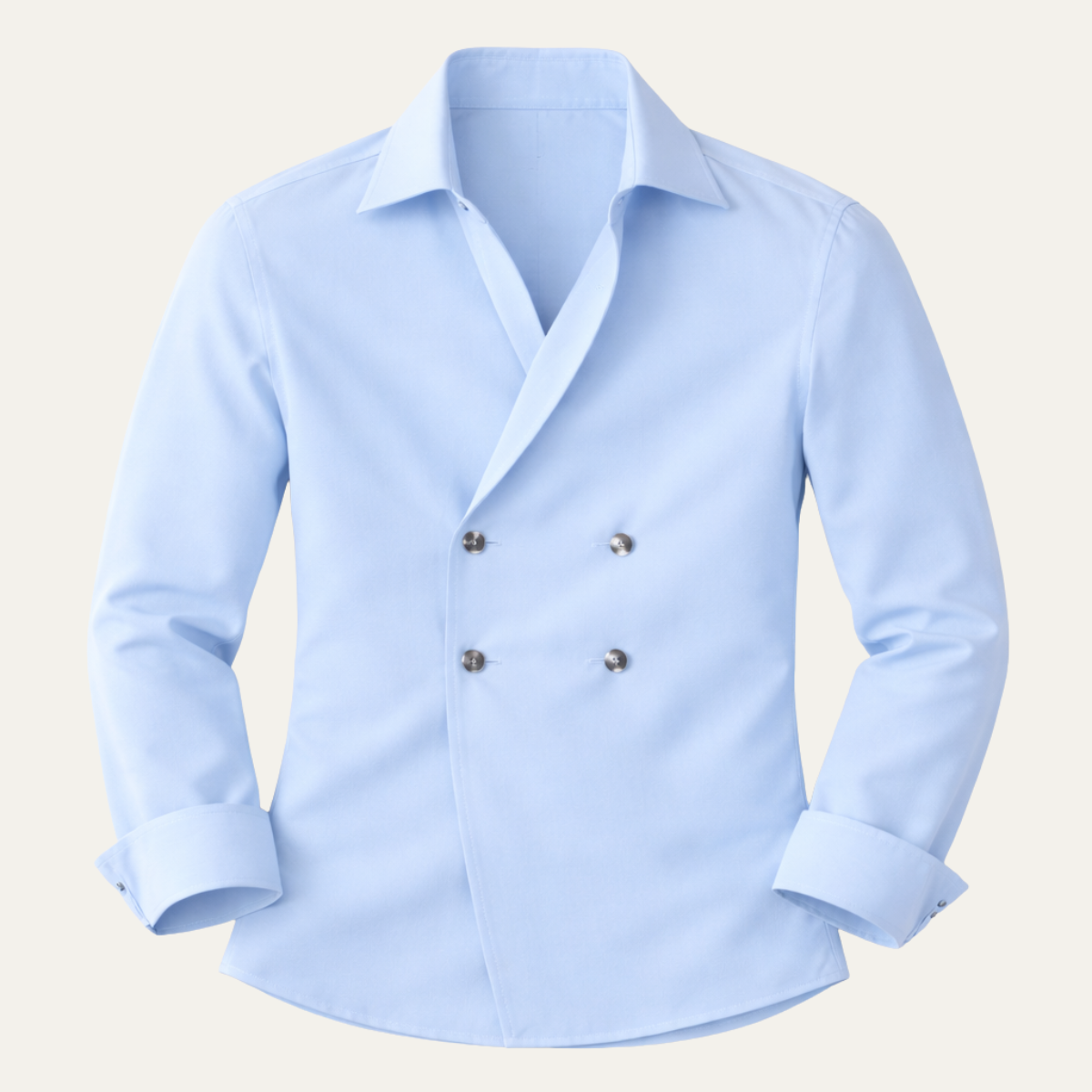 The Montpellier Men’s Slim Fit Double Breasted Dress Shirt