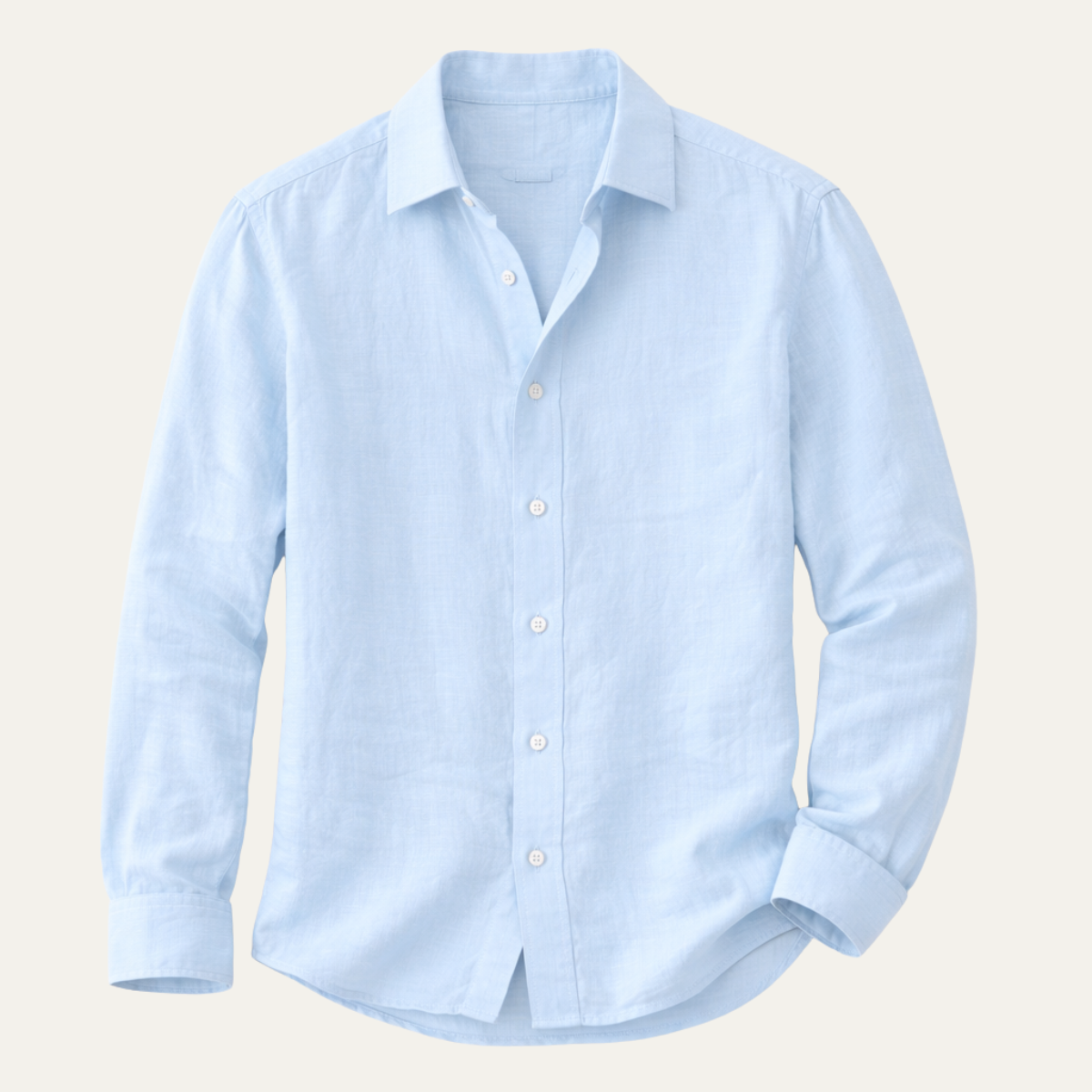 The Richmond Men’s Lightweight Cotton Linen Button-Up Shirt