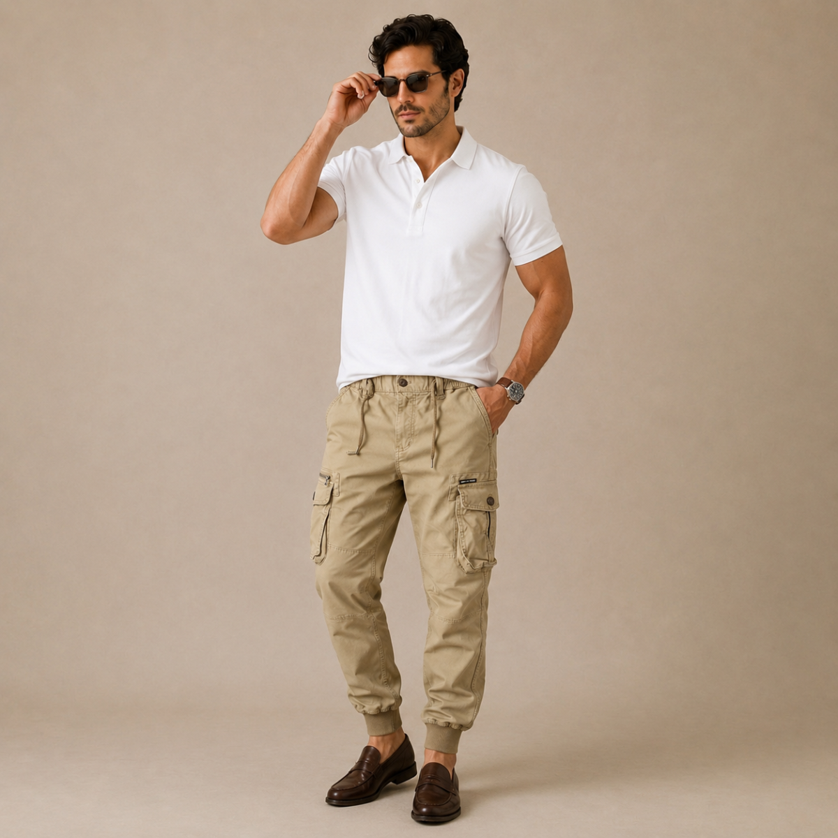 The Westbrook Men’s Cotton Casual Utility Pants with Pockets