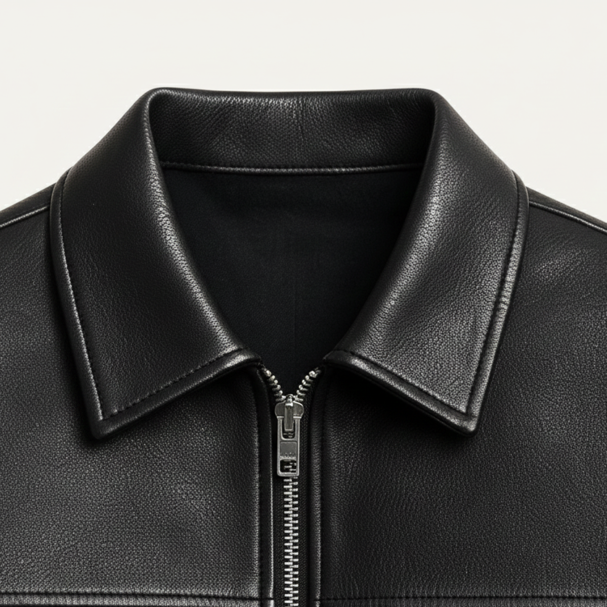 The Chianti Men’s Classic Zip Biker Leather Jacket