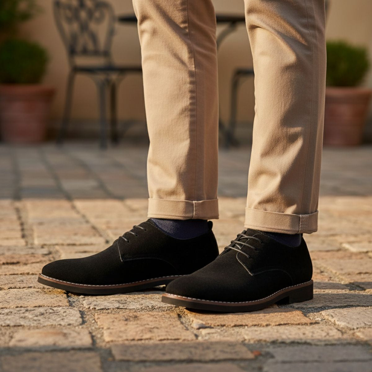 The Milan Luxury Men’s Elegant Suede Dress Shoes