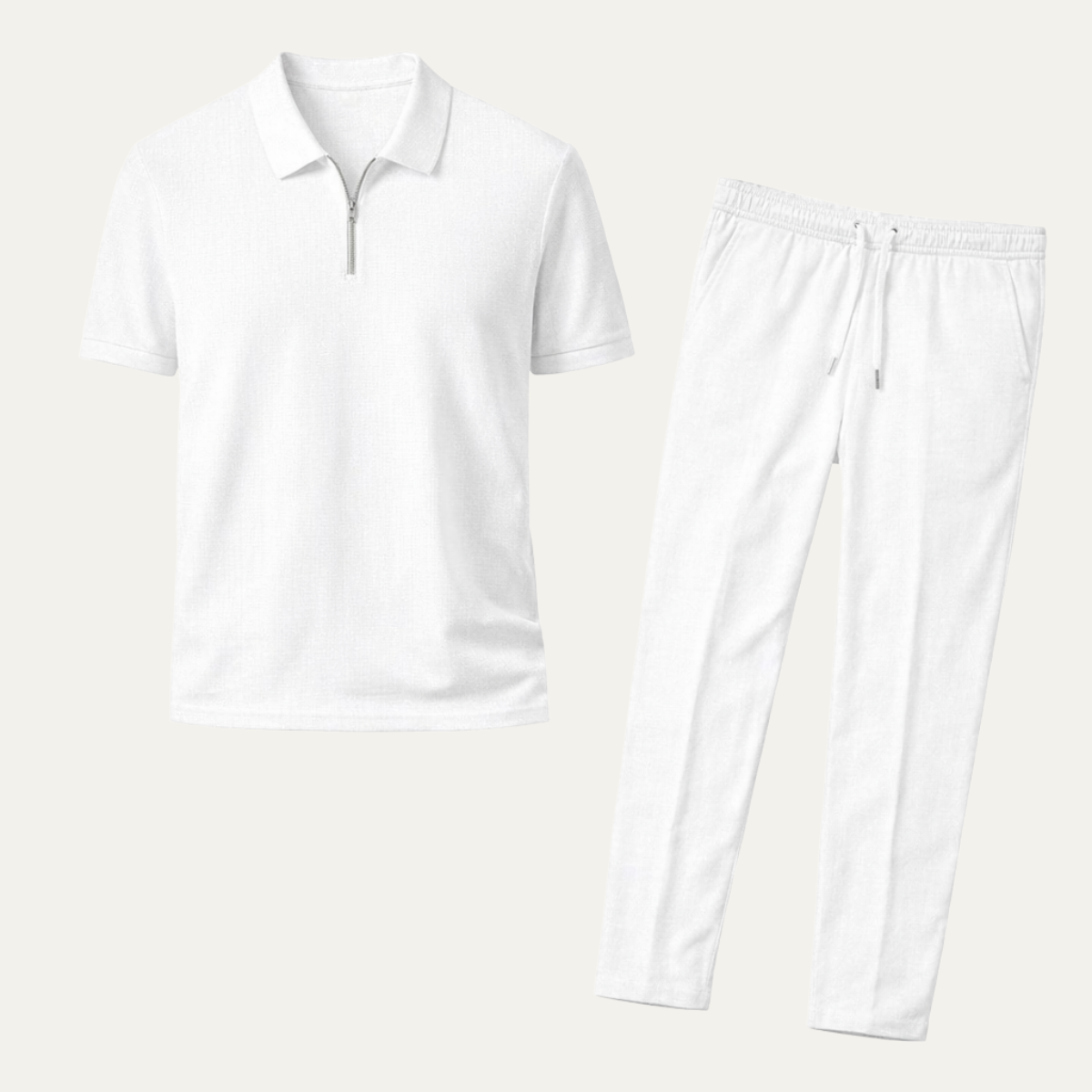 The Thornwood Men’s Casual Lounge Short Sleeve Top & Pants Set