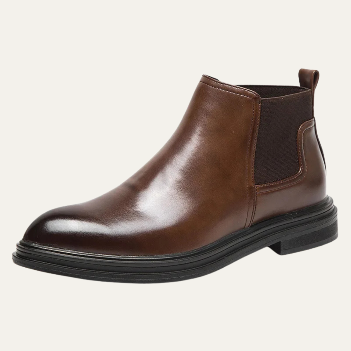 The Wellington Men’s Classic Winter Ankle Dress  Chelsea Leather Boots