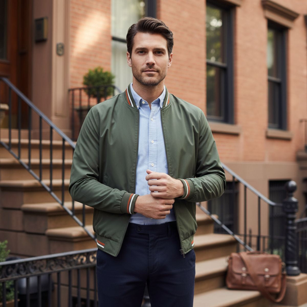 The Balmoral Bomber Jacket – Slim Fit Casual Zip Up