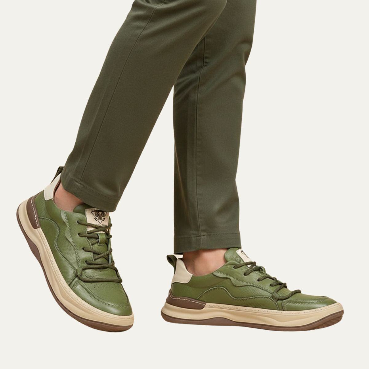 The Geneva Men’s Leather Shoes – Modern Casual Sneakers