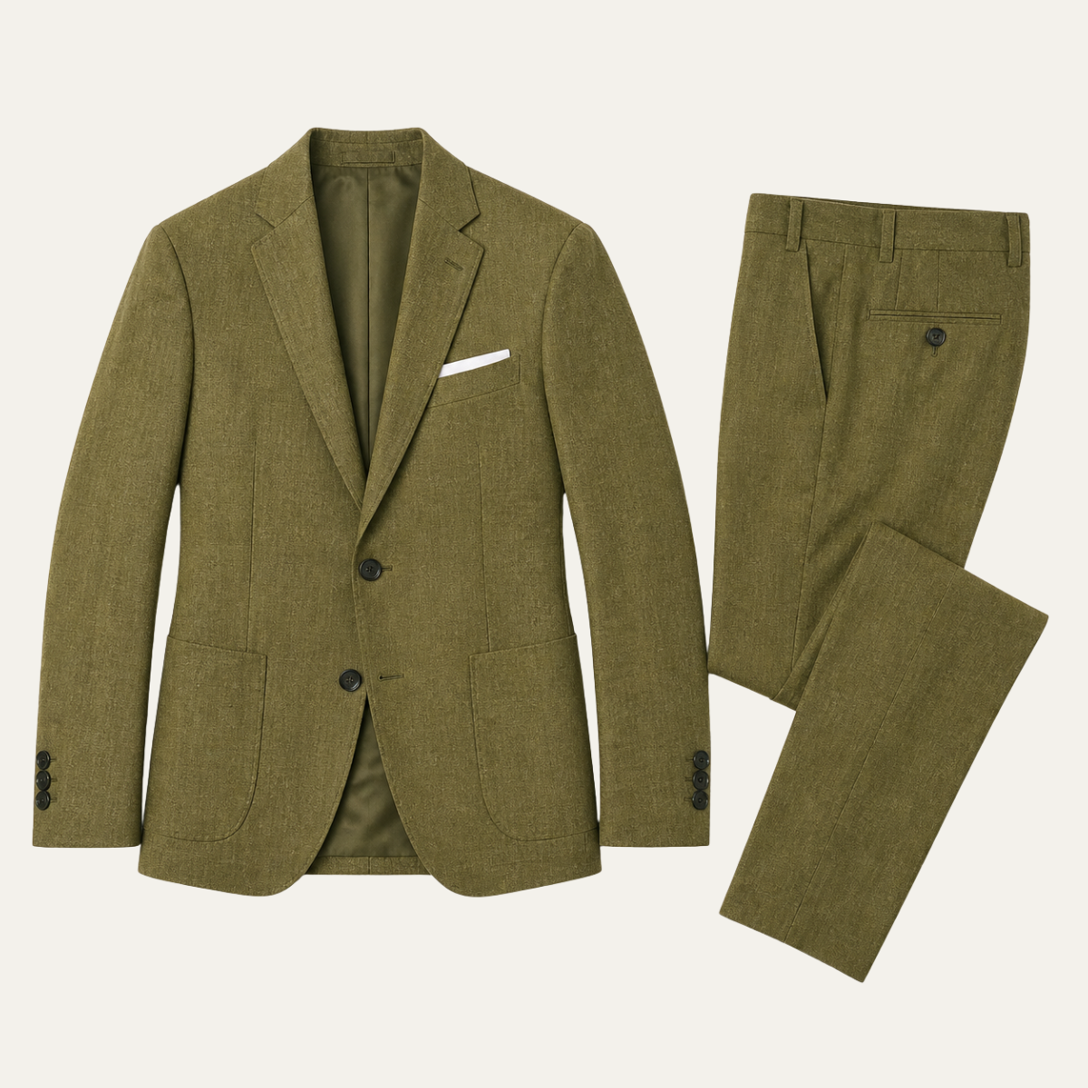 Men’s Slim Fit Set – Two Piece Business Wedding Suit Guest