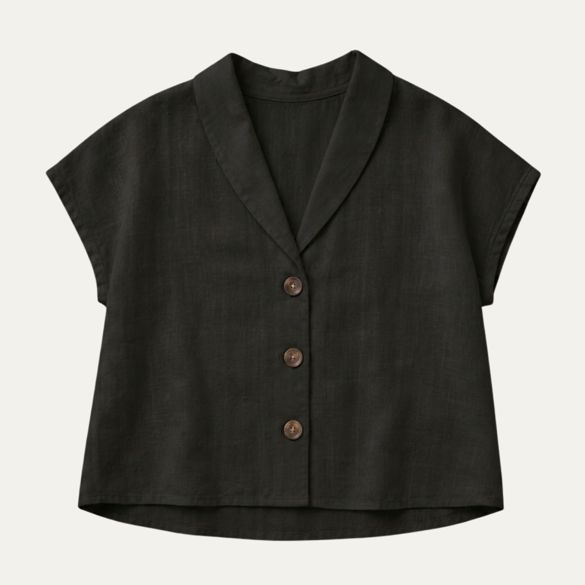 Elegant Linen Summer Top