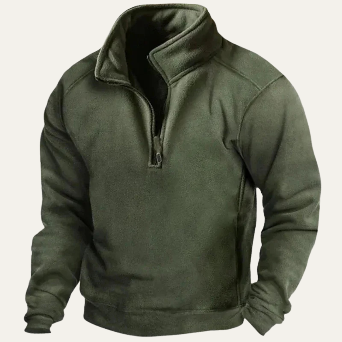 The Chiswick Men’s Tactical Fleece Sweater – Half Zip Wool Pullover