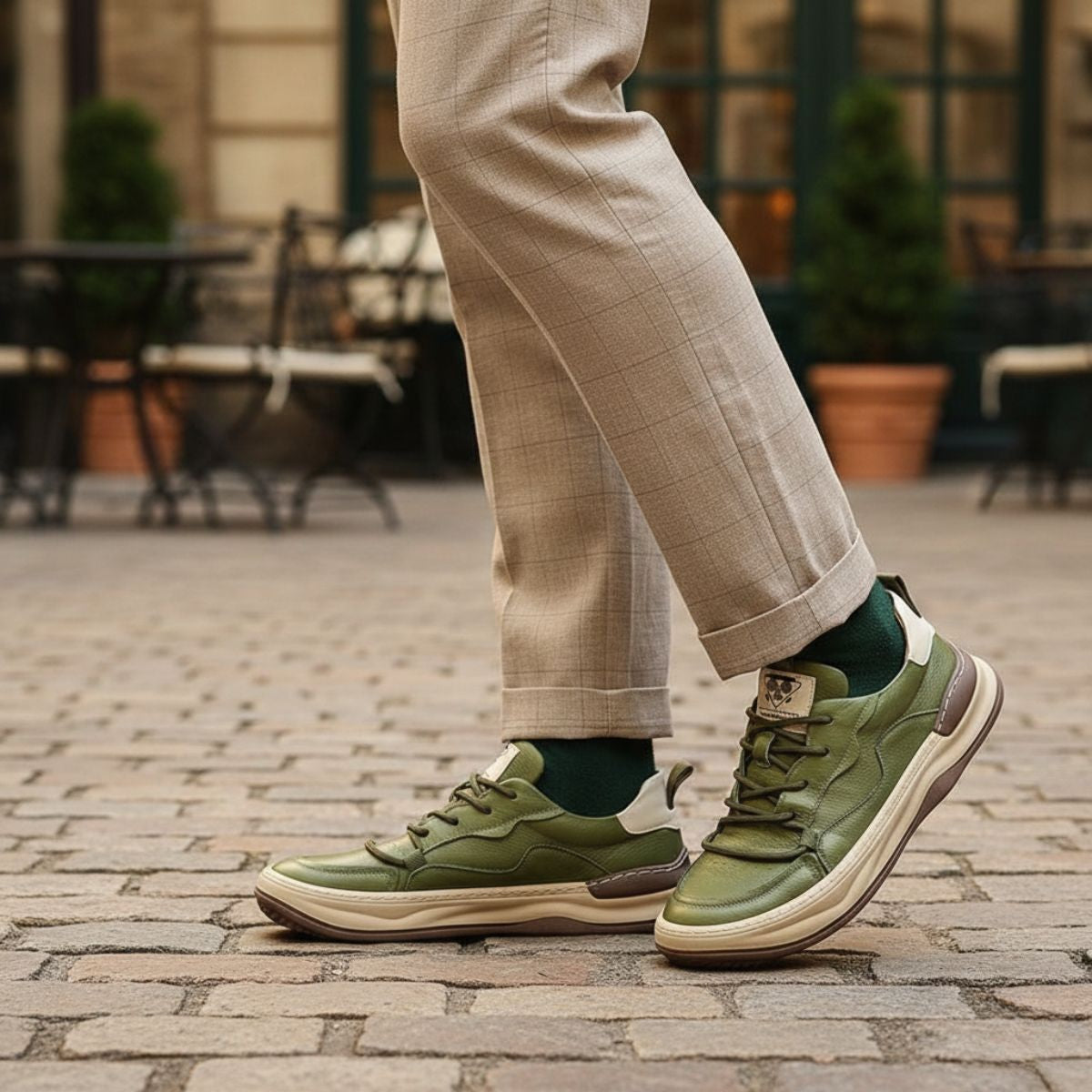 The Geneva Men’s Leather Shoes – Modern Casual Sneakers