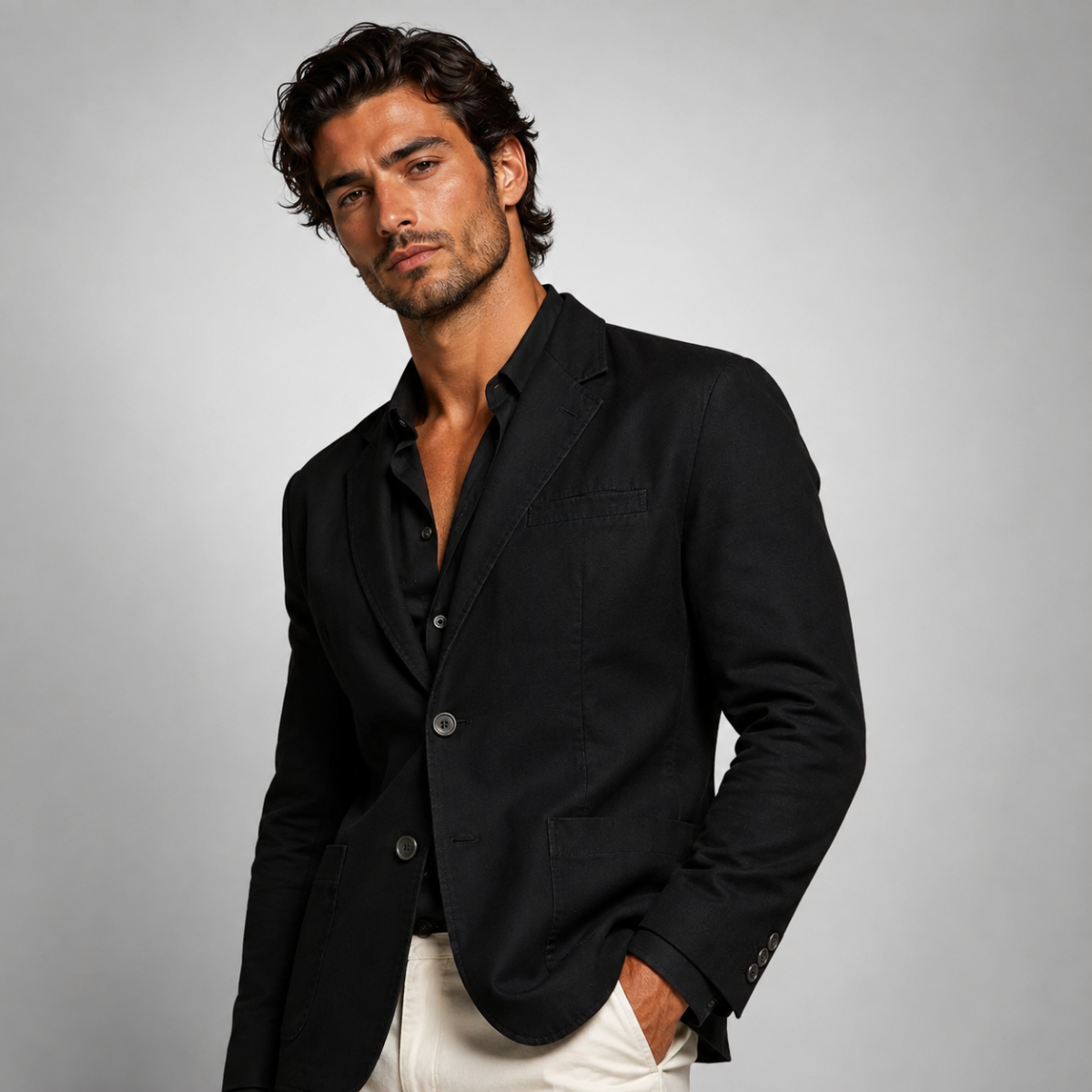The Dunmore Men's Casual Lightweight Smart Blazer Jacket