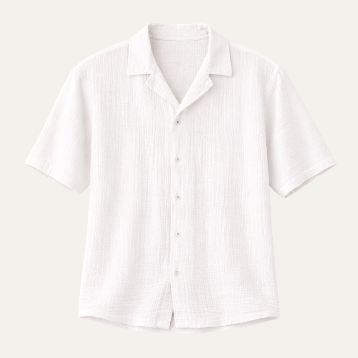 The Oxford Men’s Turn Down Collar Trendy Loose Fit Button-Up Shirt