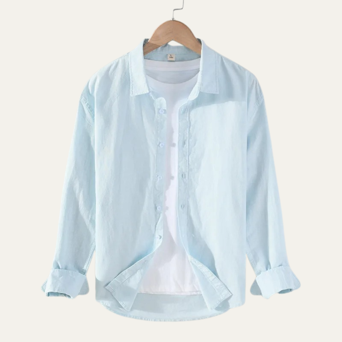 The Elmwood Park Men’s Summer Linen Cotton Retro Shirt