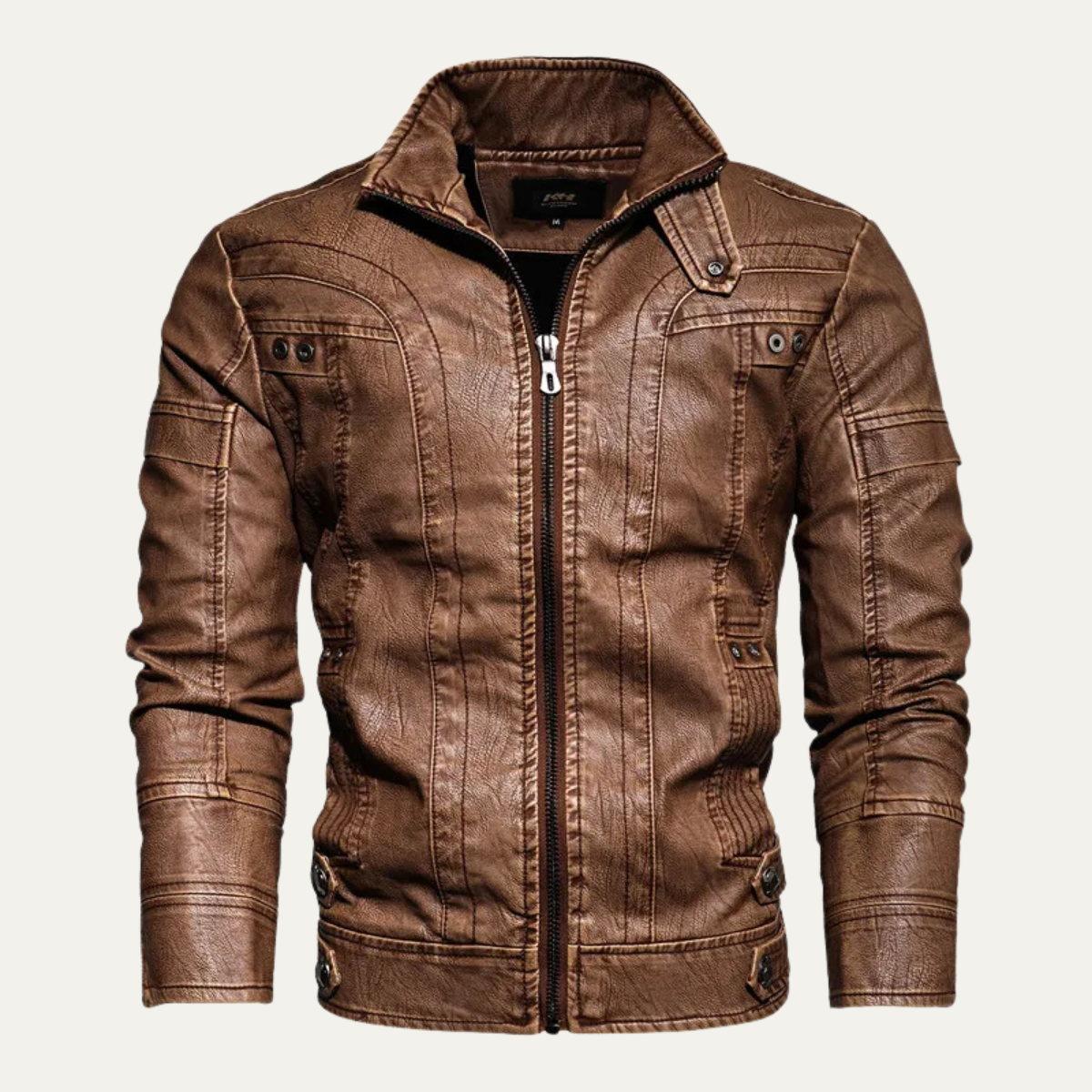 The Cranford Men’s Slim Fit Trendy Biker Jacket