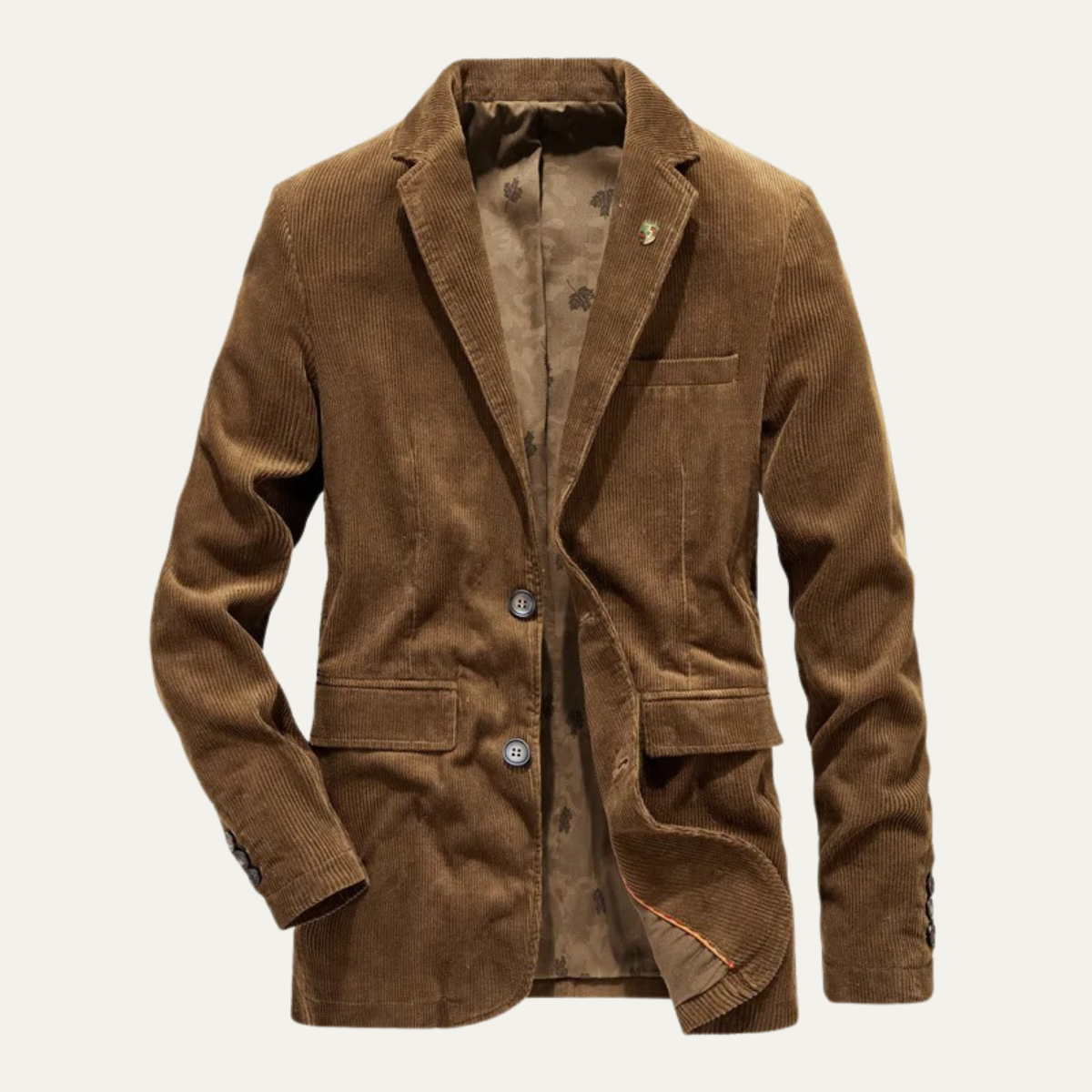 The Fairmont Men’s Vintage Corduroy Blazer with Elbow Patches