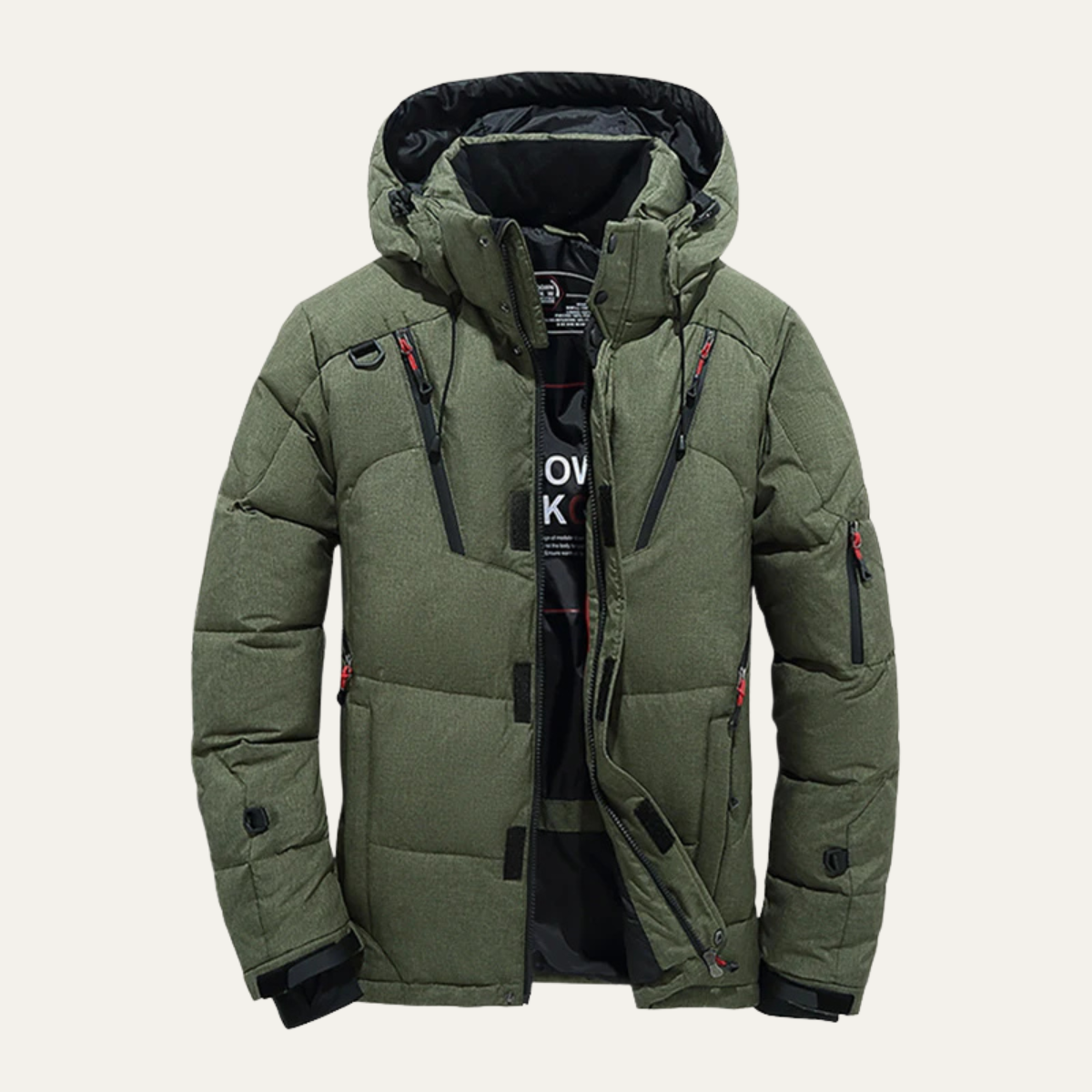 The Foxglove Men’s Insulated Winter Park Jacket with Hood