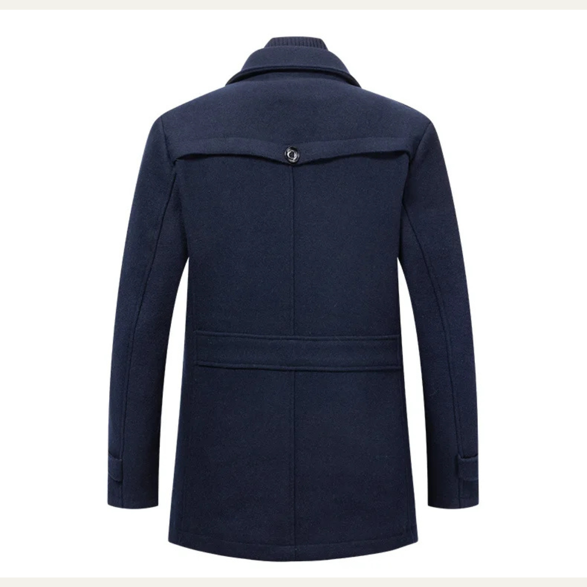 The Kensington Men’s Double Collar Business  Wool Trench Coat