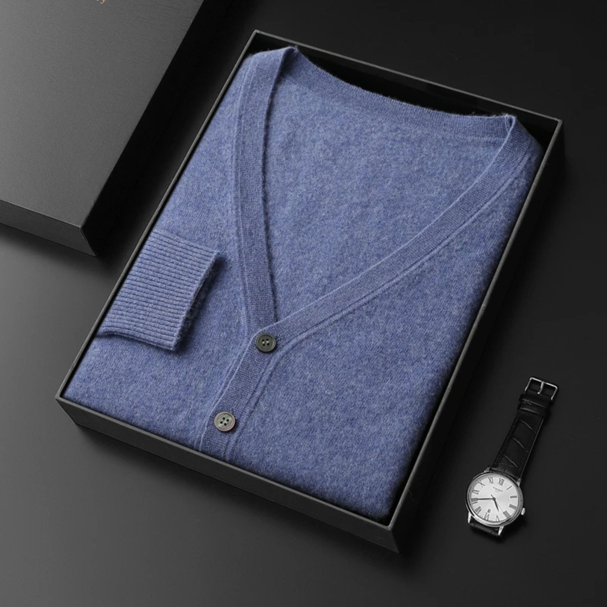 The Ravenport Cashmere Sweater – Men's 100% Soft Luxury Wool Knit Sweater