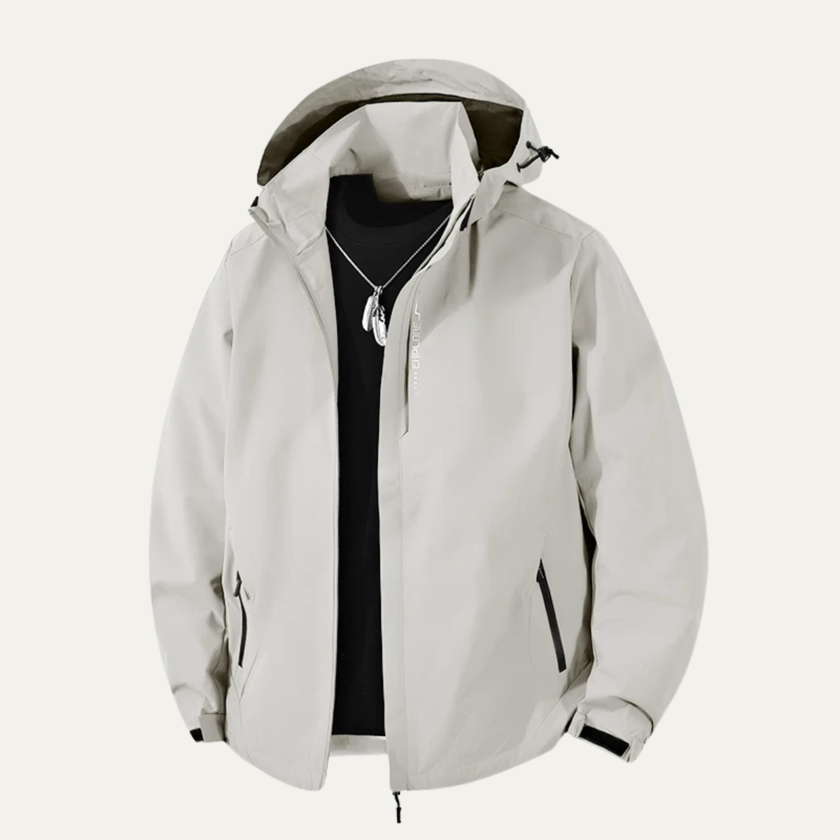 The Grandmere Waterproof Softshell Rain Jacket – Windproof Hooded Outdoor Hiking Coat