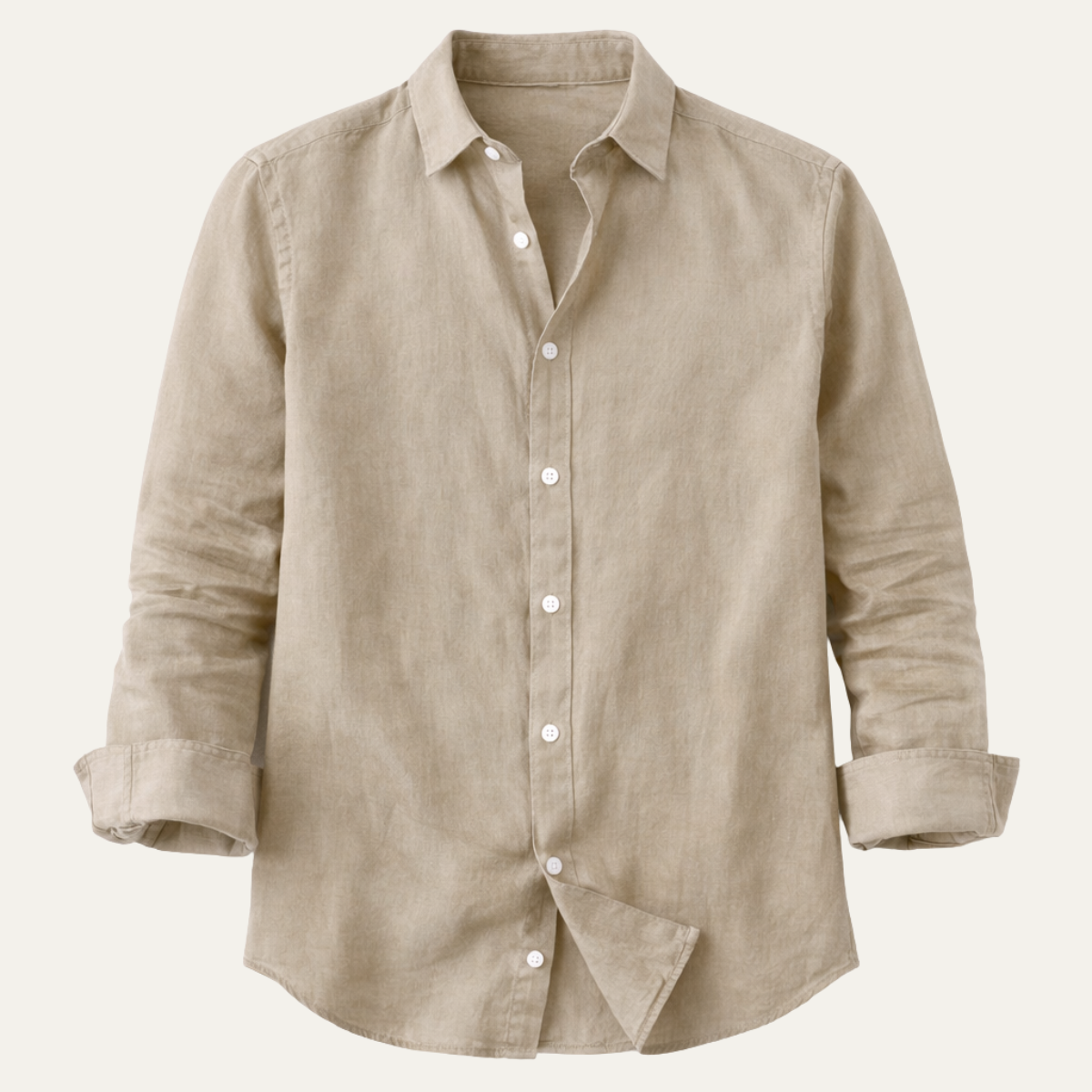 The Oristano Men’s Cotton Linen Button-Up Summer Shirt