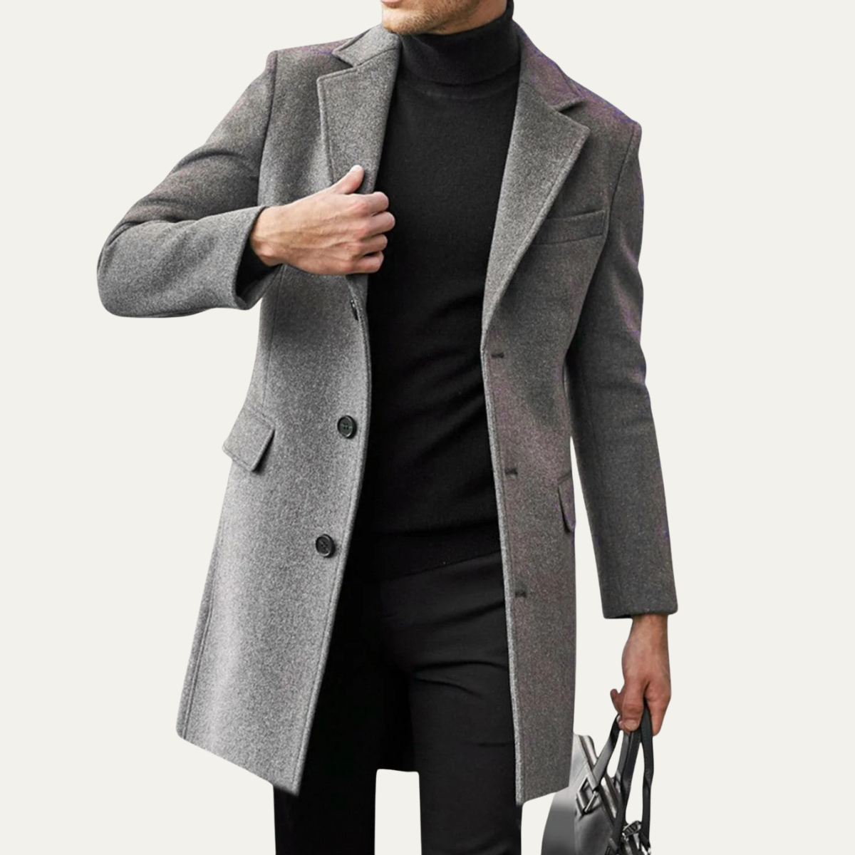The Chesham Men's Casual Long Winter Coat