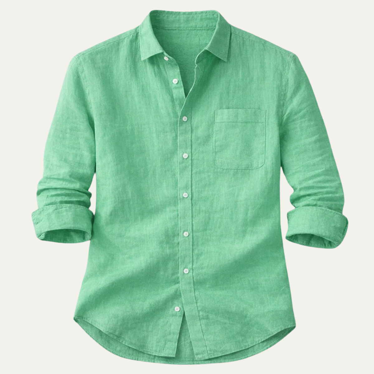 The Yorkshire Men’s Lightweight Cotton Linen Summer Shirt