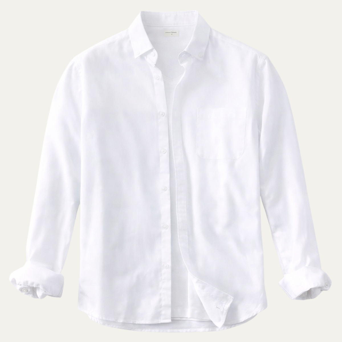 The Brookmoor Men’s Classic Linen Cotton Button-Up Shirt