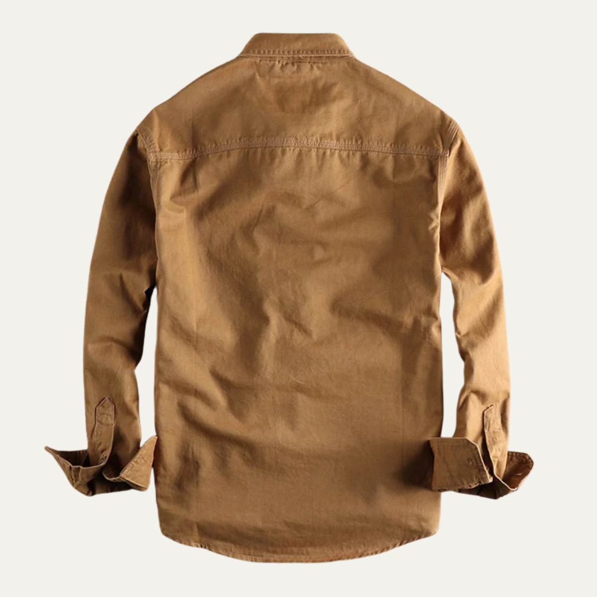 The Bellwood Men’s Vintage Canvas Cargo Shirt Jacket