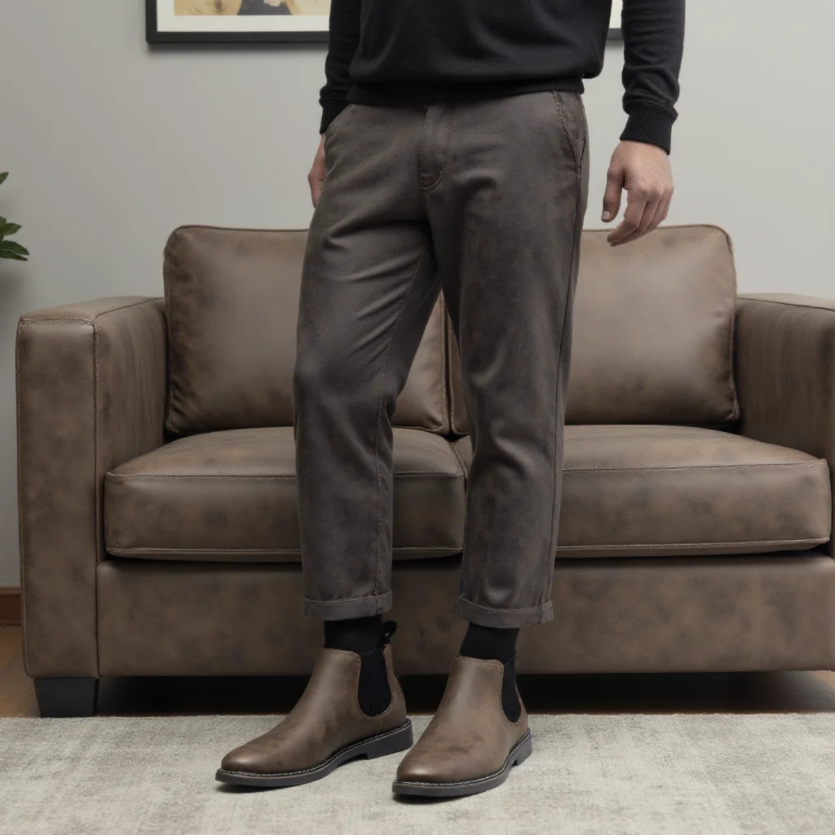 The Ridgeview Men’s Retro Slip On Chelsea Ankle Boots