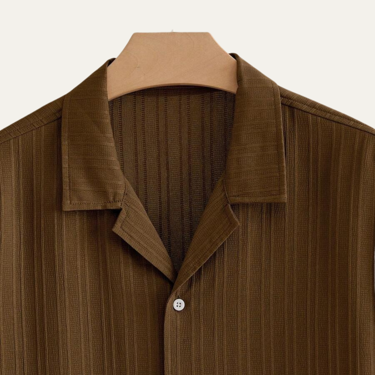 The Brookwood Ridge Men’s Textured Button Up Trendy Set – Shirt & Trousers
