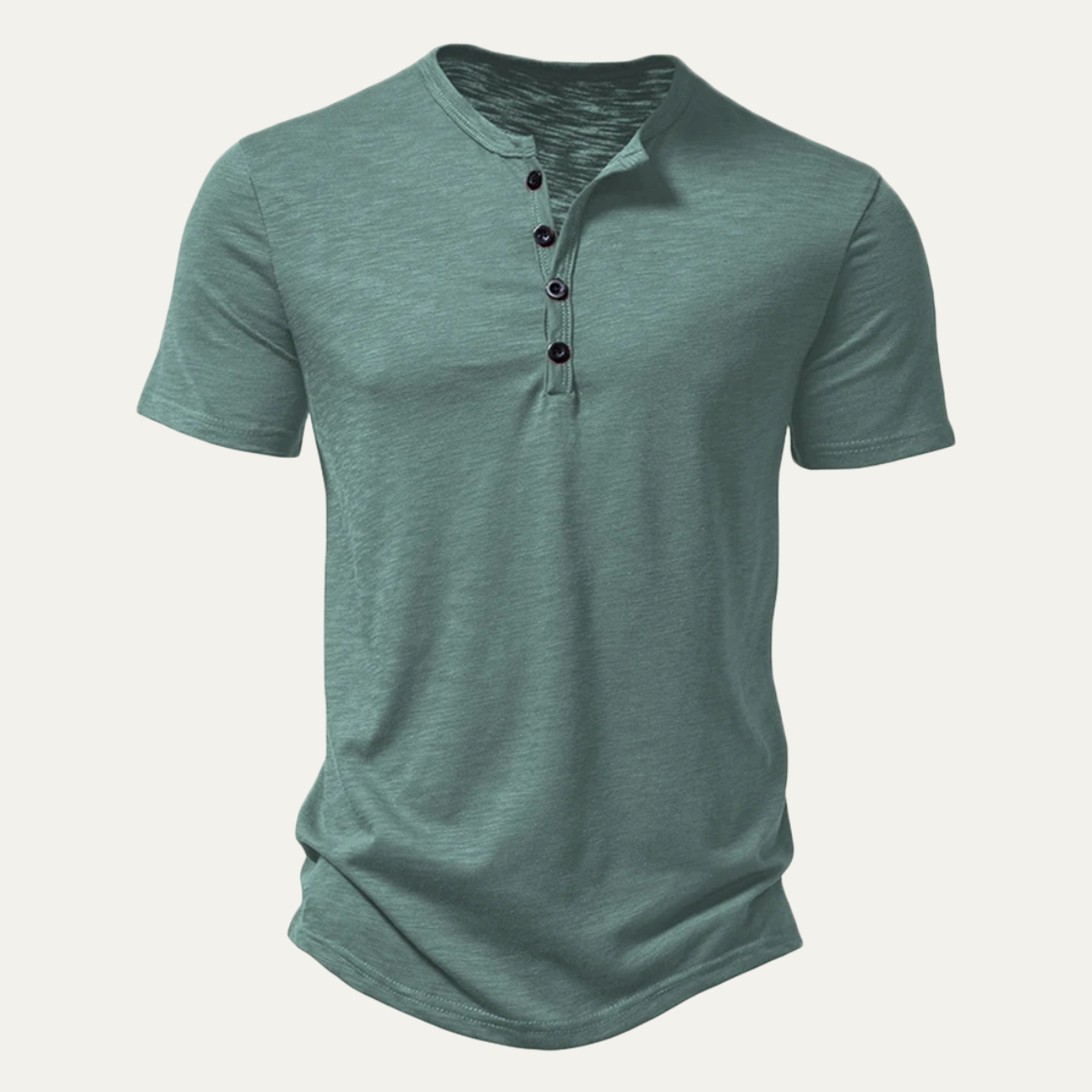 The Bathwick Men’s Breathable Henley Collar Summer T-Shirt