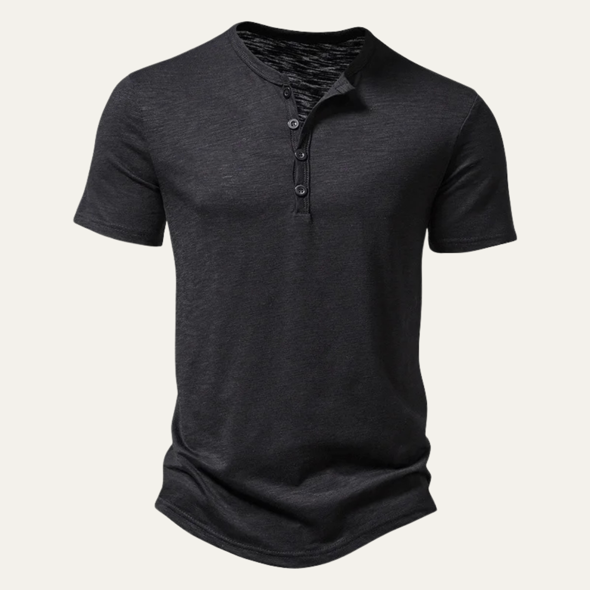 The Bathwick Men’s Breathable Henley Collar Summer T-Shirt