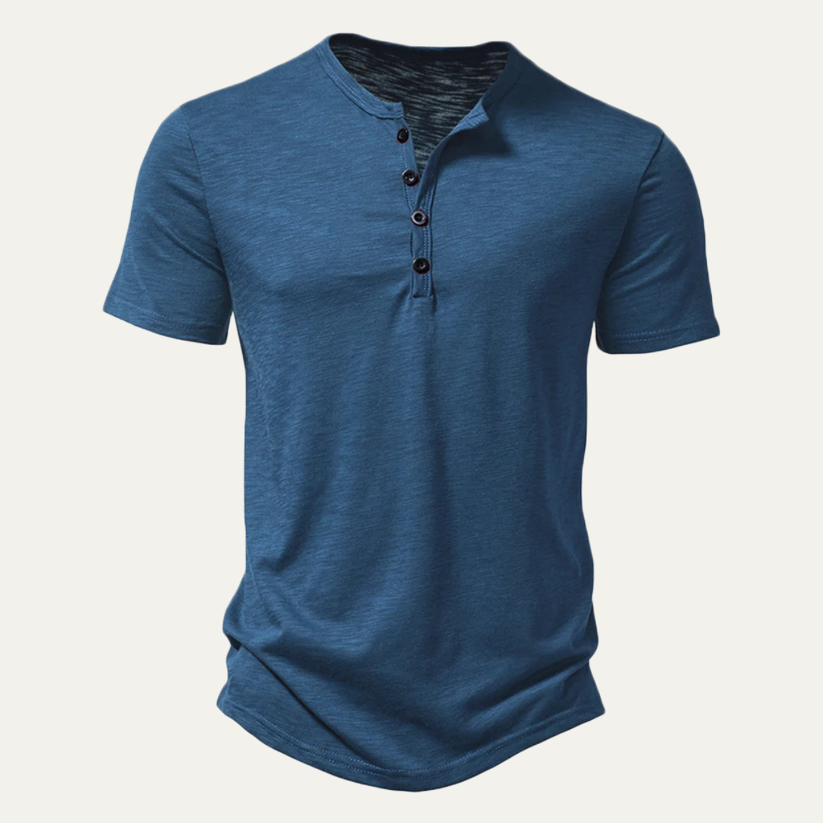 The Bathwick Men’s Breathable Henley Collar Summer T-Shirt
