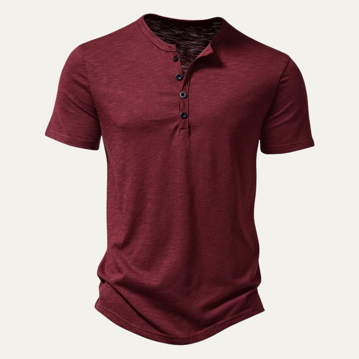 The Windsor Men’s Casual Henley Collar Summer T-Shirt