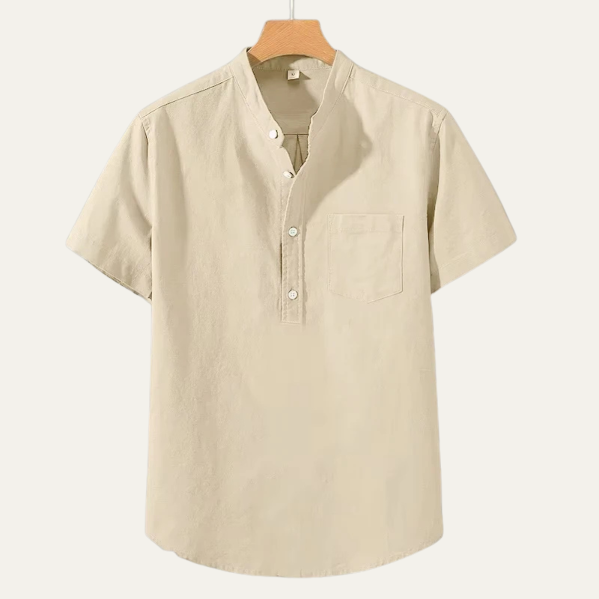 The Hyde Park Men’s Casual Summer Basic Shirt with Chest Pocket