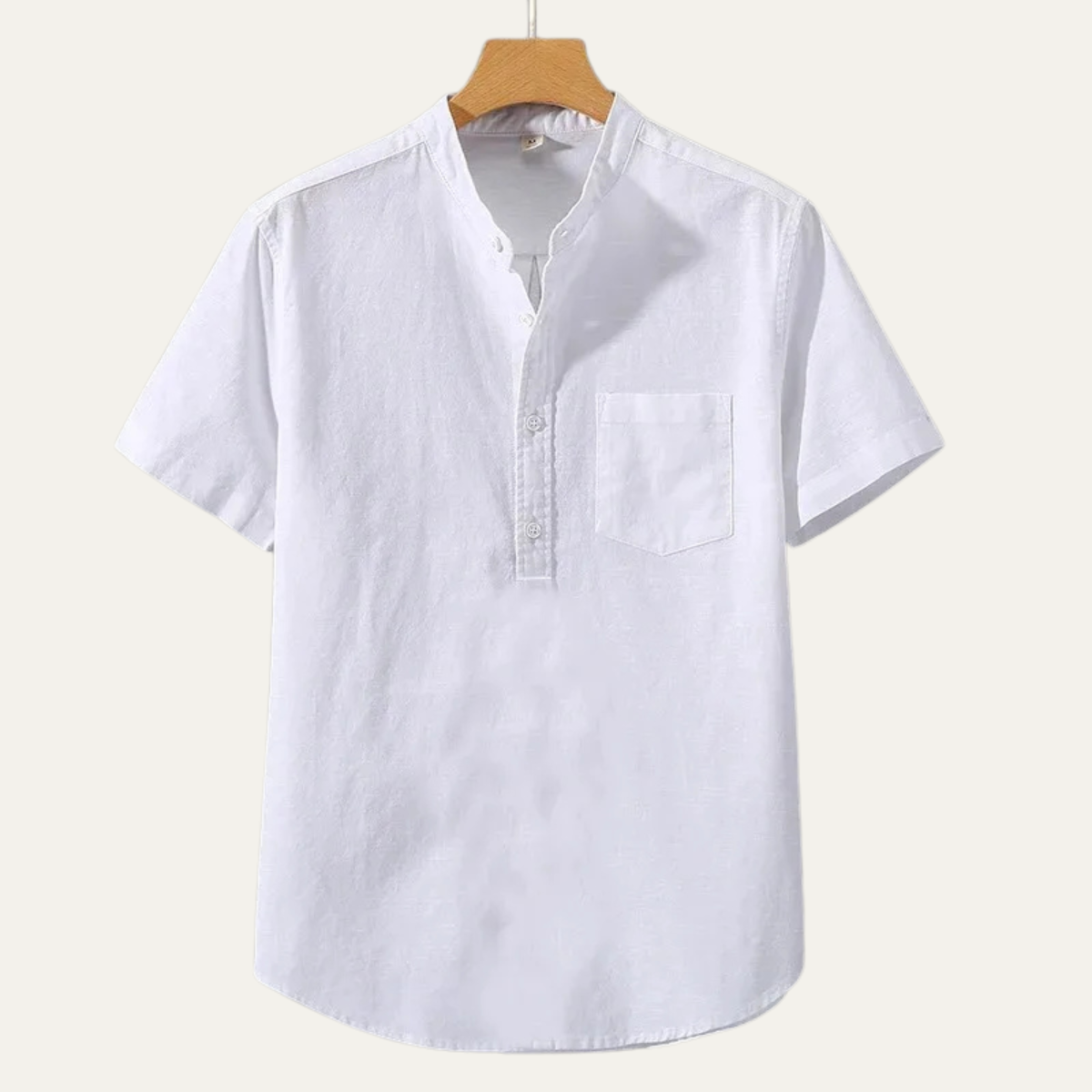 The Hyde Park Men’s Casual Summer Basic Shirt with Chest Pocket